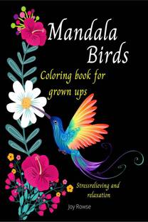 Mandala Birds Coloring book for grown ups