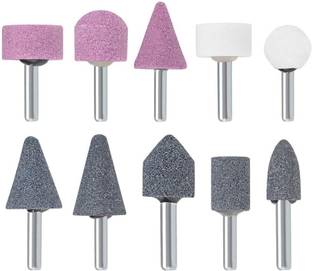 uptodatetools Stone Points Set Grinding Wheel Polishing Head Bit with 1/4-inch Shank Rotary Bit Set