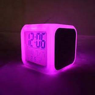 mega store Digital Color Changing, Table Alarm Clock