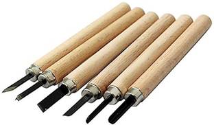 IKIS Wood-Carving Tool Set for Professionals, Carpenters and Hobbyists - Pack of 6 Pieces