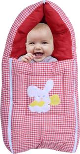 GURU KRIPA BABY PRODUCTS ™ Presents Just New Born Baby Baby Sleeping Bag Cum Baby Carry Nest Extendable Bedding Set Baby Bedding Set/Baby Bed/Baby Carrier/ Sleeping Bag (Red) Baby Bed Padded Bed
