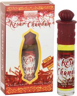 Almas ORIGINAL KESAR CHANDAN GREAT FRAGRANCE LONG-LASTING FOR MAN & WOMEN (UNISEX) 8ML FLORAL ATTAR & POCKET PERFUME Floral Attar