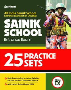25 Practice Sets Sainik School Pravesh Pariksha Class 9 2022