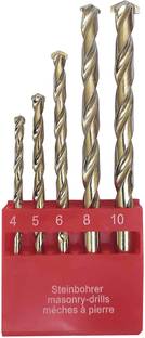 DUMDAAR Heavy duty 5pc Multi Size Masonry drill bit