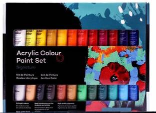 अर्बन बॉक्स Mont Marte Acrylic Paint Set 24 Colours 36ml, (Set of 24, Multicolor