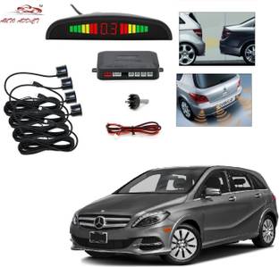 AuTO ADDiCT parking-sensors-black-169 Car Reverse Parking Sensor with LED Display 4 Sensor Reverse Parking Auto Radar Detectors (Black) For Mercedes Benz B-Class Electric Parking Sensor