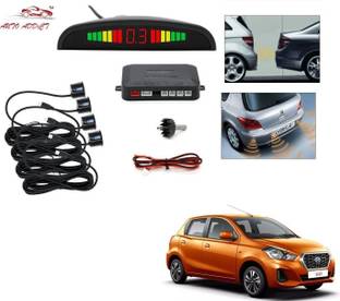AuTO ADDiCT parking-sensors-black-42 Car Reverse Parking Sensor with LED Display 4 Sensor Reverse Parking Auto Radar Detectors (Black) For Datsun Go Parking Sensor