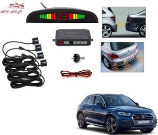 AuTO ADDiCT parking-sensors-black-10 Car Reverse Parking Sensor with LED Display 4 Sensor Reverse Parking Auto Radar Detectors (Black) For Audi Q5 Parking Sensor