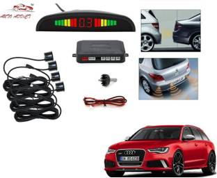 AuTO ADDiCT parking-sensors-black-13 Car Reverse Parking Sensor with LED Display 4 Sensor Reverse Parking Auto Radar Detectors (Black) For Audi RS6 Parking Sensor