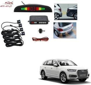 AuTO ADDiCT parking-sensors-black-11 Car Reverse Parking Sensor with LED Display 4 Sensor Reverse Parking Auto Radar Detectors (Black) For Audi Q7 Parking Sensor