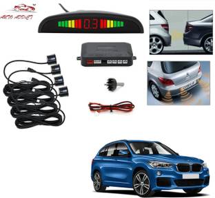 AuTO ADDiCT parking-sensors-black-23 Car Reverse Parking Sensor with LED Display 4 Sensor Reverse Parking Auto Radar Detectors (Black) For BMW X1 Parking Sensor
