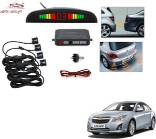 AuTO ADDiCT parking-sensors-black-32 Car Reverse Parking Sensor with LED Display 4 Sensor Reverse Parking Auto Radar Detectors (Black) For Chevrolet Cruze Parking Sensor