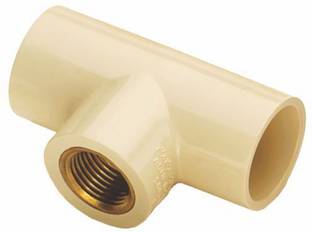 ASTRAL CPVC Brass Tee Pipe Fittings with High Durability, Size- 3/4 x 3/4 x 3/4 inch, Pack of 2 3-Way Tee Pipe Joint