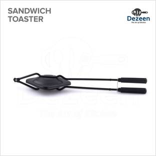 DEZEEN by DEZEEN Classic Range Non-Stick Non-Electric Gas Sandwich Toaster Toast