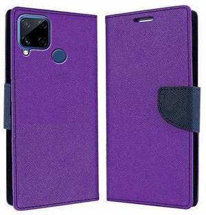 Mehsoos Flip Cover for Realme C15, Realme C15 Qualcomm Edition
