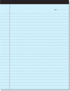 CLICKEDIN Writing Pad for Office, Premium Quality 70 GSM Paper A4 Size Legal/Wide Pad A4 Note Pad Ruled 50 Pages