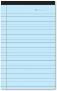 CLICKEDIN Premium Quality 70 GSM Paper A8 Size (8.12 X 5.1) Inch Legal/Wide Regular Note Pad Ruled 50 Pages