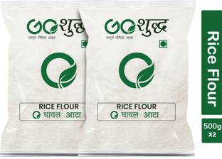 Goshudh Premium Quality Rice Flour 500g Combo Pack Of 2