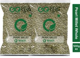 Goshudh Premium Quality Bajra Sabut (Pearl Millet Whole Grain)-500gm (Pack Of 2) Pearl Millet