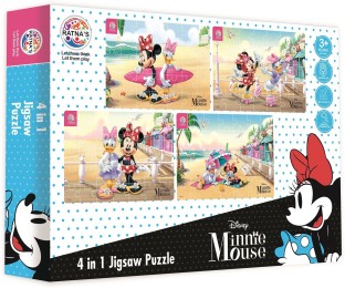 Childrens Beginner Puzzle Assorted 24 Piece Minnie Mouse Puzzle