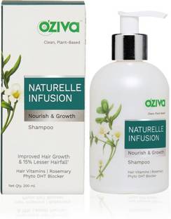 OZiva Naturelle Infusion Nourish & Growth Shampoo for Hairfall Reduction & Better Volume