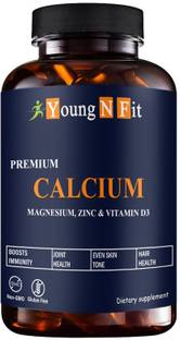 Young N Fit Nutrition Calcium, Magnesium, Zinc, D3 & B12 Tablets (YNF8)Ultra