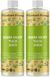 Nature Prime Giloy Neem Tulsi Juice with Tulsi IMMUNITY BOOSTER.Immunity Booster Natural