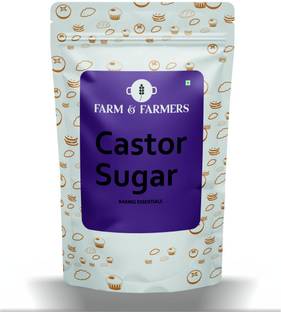 Farm & Farmers Professional Caster Sugar- Perfect for Baking, Finely Granulated Free-Flowing Sweetener Castor Sugar Powder