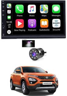 MATIES 7 INCH Full Double Din Car Screen Stereo Media Player Audio Video Touch Screen Stereo Full HD with MP3/MP4/MP5/USB/FM Player/WiFi/Bluetooth & Mirror Link with Back Rear Camera For Old Harrier Car Stereo
