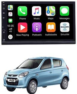 RKPSP 7 INCH Full Double Din Car Screen Stereo Media Player Audio Video Touch Screen Stereo Full HD with MP3/MP4/MP5/USB/FM Player/WiFi/Bluetooth & Mirror Link For Alto 800 Car Stereo