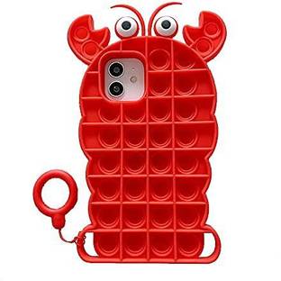 befunky Back Cover for Apple iPhone XR (6.1"), Push Pop Bubble Fidgets Sensory Toy (Red Lobster)