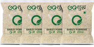 Goshudh Premium Quality Barley Porridge/Jau Daliya Pack Of 4 (500g each) Pouch
