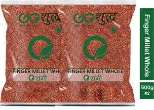 Goshudh Premium Quality Ragi Sabut (Finger Millet Whole Grain)-500gm (Pack Of 2) Finger Millet