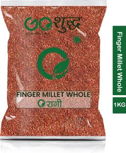 Goshudh Premium Quality Ragi Sabut (Finger Millet Whole Grain)-1Kg (Pack Of 1) Finger Millet