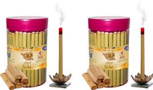 Shankh Sandal (Chandan) Dhoop Stick (Incense Stick) Pack of 200 gram (100 + 100) Fragrance Sandal (Chandan)