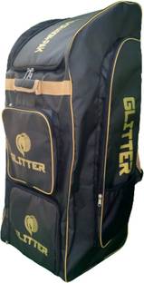 Glitter Gold-Dragon-Pak Cricket Kit Bag Pittho Style with Wheel (Shoe Cave & Bat Holder)