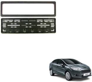 SEMAPHORE High Securiity Registration Car Number Plate Frame (Front & Rear) Compatible With Ford Fiesta Car Number Plate