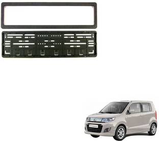SEMAPHORE High Securiity Registration Car Number Plate Frame (Front & Rear) Compatible With Maruti WagonR Car Number Plate