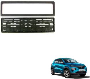 SEMAPHORE High Securiity Registration Car Number Plate Frame (Front & Rear) Compatible With Renault KWID Car Number Plate