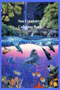 Sea Creatures Coloring Book