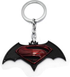 AA Retail Batman Vs Superman Red Premium Metal Key Chain