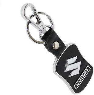 TAG3 Suzuki Car Leather & Metal Logo Key Chain
