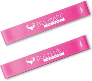 Bulmarc Set of 2 Light Resistance Bands (20 - 40 lbs) Resistance Tube