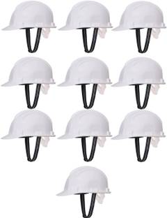 TruTool Plastic Construction Protect Breathable Engineering Power Safety Labour Helmet - Pack of 10 Construction Helmet