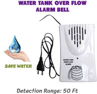 AJ Water Alarm Bell/ Water Tank Overflow Alarm Bell with Hindi & English Voice Announcement and Loud Sound Wired Sensor Security System Wired Sensor Security System