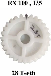 D'Mega Mart Gear for 2T Oil Pump 100 RX ( 28 Teeth Big Size ) Vehicle Camshaft Seal