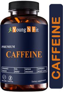 Young N Fit Caffeine 200mg Supports Focus, Energy, Endurance Natural (YNF7)