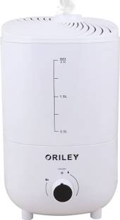 Oriley 2111C Ultrasonic Cool Mist Humidifier for Home Office Adults and Baby Bedroom (2.3L, 18W, Solid White) Portable Room Air Purifier