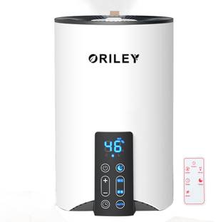 Oriley 2110 Ultrasonic Cool Mist Humidifier With Remote Control and Digital LED Display For Dryness, Cold And Cough, for Home Office Adults and Baby Bedroom (3.5L, 22W, White) Portable Room Air Purifier