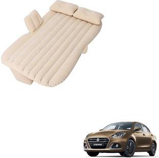 SEMAPHORE Multifunctional Inflatable Car Bed Mattress with Two Air Pillows-Air Bed with Pump Kit (Beige) for Maruti Swift Dzire Car Inflatable Bed